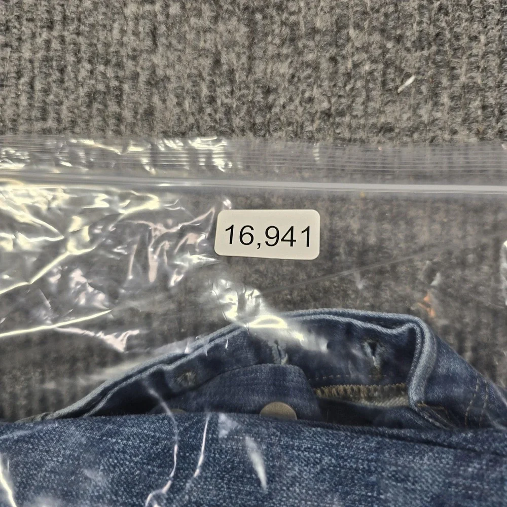 Levis 501 Jeans Mens 38x30 Blue Medium Wash‎ Straight Leg Button Fly Faded 36x28
